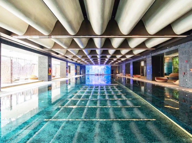 湛江网站建设西安W酒店泳池